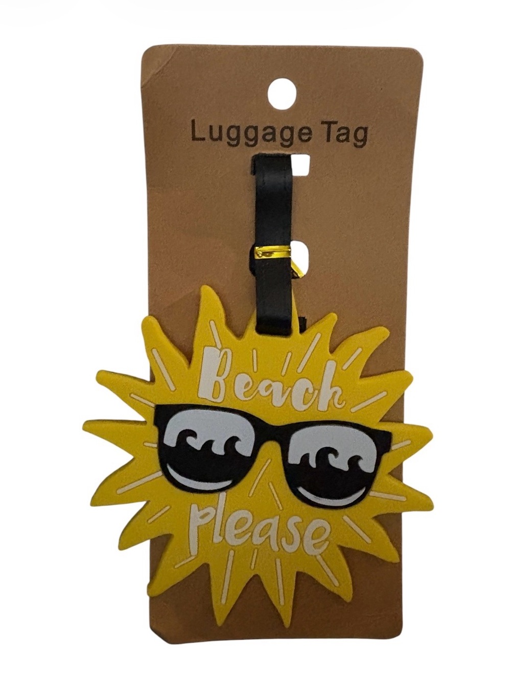 “Beach Please” Sun Luggage Tag